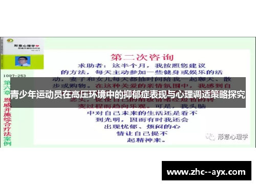 青少年运动员在高压环境中的抑郁症表现与心理调适策略探究